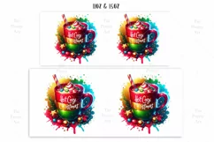 Merry Christmas Hot Cocoa Mug Wrap For 11 oz and 15 oz Product Image 2