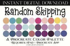Random Skipping - A Rainbow Pastel Procreate Color Palette Product Image 1