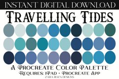 Travelling Tides - Procreate Ocean Blue Green Colour Palette Product Image 1