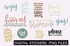 Packaging stickers, png files, small biz stickers png Product Image 1