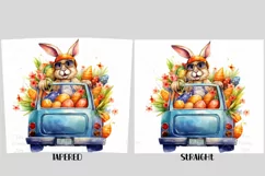 Easter Bunny Tumbler 20 oz Sublimation Design Png Product Image 3