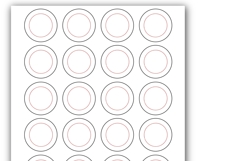 1.25 Inch Button Template Print &amp; Cut Ready 1.63 size Product Image 4
