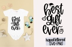 Best gift ever svg, christmas baby svg Product Image 1