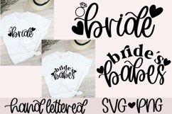 Bride SVG | Bride&#039;s babes SVG | Bachelorette shirts SVG Product Image 1