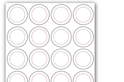 1.50 Inch Button Template Print &amp; Cut Ready 1.837 size Product Image 3