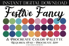 Festive Fancy - Rainbow Procreate Color Palette Product Image 1