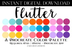 Flutter Procreate Color Palette - 30 Swatches Product Image 1