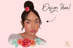 African American Portrait | Generic Woman Illustration Product Image 3