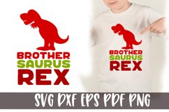 BrotherSaurus REX Dinosaur SVG Product Image 1