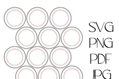 1.75 Inch Button Template Print &amp; Cut Ready 2.088 size Product Image 2