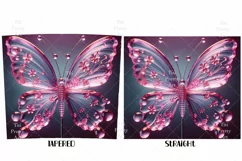 3D Butterfly Tumbler 20 oz Sublimation Product Image 2