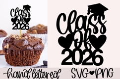 Class of 2026 SVG cake topper Product Image 1