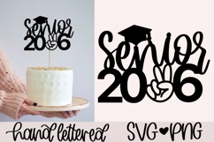 Senior 2026 SVG | Graduation Cake Topper SVG Product Image 1