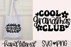 Cool Grandmas Club SVG PNG | Funny Grandma Cut File Product Image 1