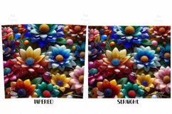 3D Flowers Tumbler 20 oz Sublimation Product Image 2