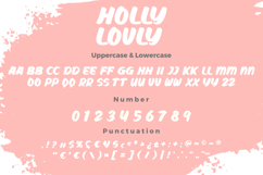 Holly Lovly - Brushed Love Font Product Image 8
