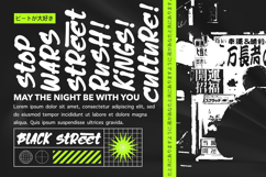 Black Street - Urban Marker Font Product Image 5
