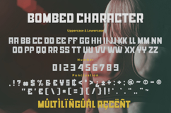 Bombed Sport Power Font - Dynamic Athletic Display Product Image 8