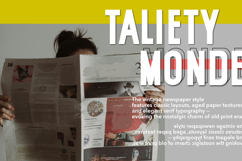 Behenley Condensed Sans Serif Font Product Image 8