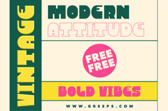 Greeps a Retro Bold Display Font Product Image 3