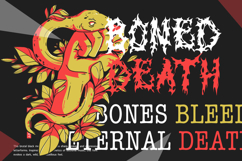 Black Domed Brutal Black Metal Display Font Product Image 5