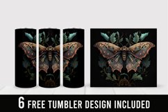 butterfly Tumbler Wrap, butterfly Sublimation png Product Image 2