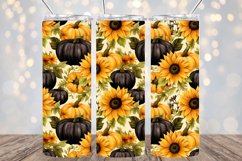Black Pumpkins- 20oz Sublimation - PNG Digital Download Product Image 1