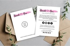 Thank You Card for Small Business Template 2 Sided Product Image 16