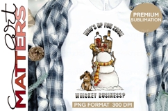 Tipsy Snowman Bundle Vol 3|9 PNGS - 300 DPI - Hand Painted Product Image 8