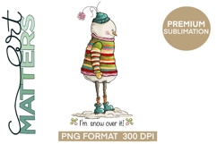 I&#039;m snow over it! Snowman - Hand Painted Product Image 2