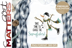 Flaky Friends Snowmen Bundle 4|12 PNGS -300 DPI Hand Painted Product Image 4