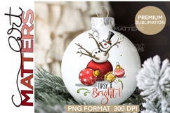 Tipsy Snowman Bundle Vol 3|9 PNGS - 300 DPI - Hand Painted Product Image 3