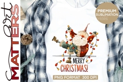 Santa Merry Christmas - Hand Painted Product Image 3