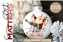 Santa Merry Christmas - Hand Painted Product Image 1