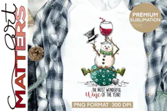 Tipsy Snowman The most wonderful wine of the year Product Image 3