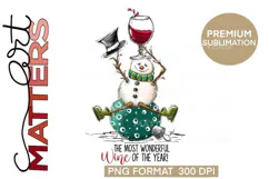 Tipsy Snowman The most wonderful wine of the year Product Image 2