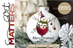 Tipsy Snowman Merry Christmas Wine Product Image 1