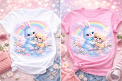 Easter bunny with dog Product Image 1