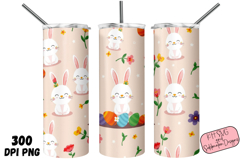 Easter Bunnies Decorated Easter eggs 20oz Tumbler Wrap Product Image 1