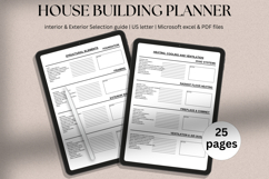 House building construction planner selection guide pdf exce Product Image 1
