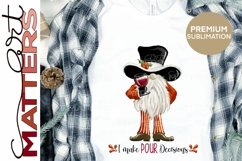 I make pour decisions Gnome - 300 DPI - Hand Painted Product Image 2