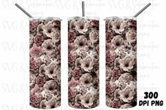 Floral 20oz Tumbler PNG Sublimation Bundle, Floral Bundle Product Image 5