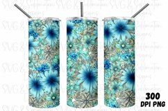 Floral 20oz Tumbler PNG Sublimation Bundle, Floral Bundle Product Image 6