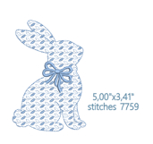 Spring Bunny Rabbit Design | Easter Bunny Product Image 4