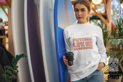 Putting life on auto drive PNG| retro aesthetic sign Product Image 2