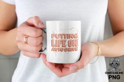 Putting life on auto drive PNG| retro aesthetic sign Product Image 3