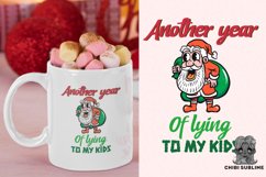 Another year of lying to my kids PNG | funny Christmas quote Product Image 1