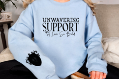 Unwavering support a love so bold Sleeve SVG Design Product Image 2
