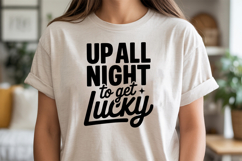 Up All Night To Get Lucky SVG, Black Friday SVG Product Image 3