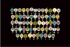 Up and Away Color Font Product Image 4